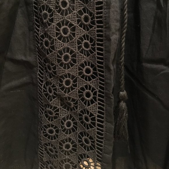 LEVI'S Black Eyelet Popover NWT - Picture 5 of 5